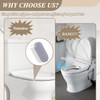 Universal Toilet Seat Bumpers, Suitable for Bidet Kits, 4 Pack