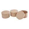 VBS Boxes "Round" Pack of 3 11.3 cm x 11.3