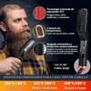 Kit de alisador de barba para hombres, kit de crecimiento