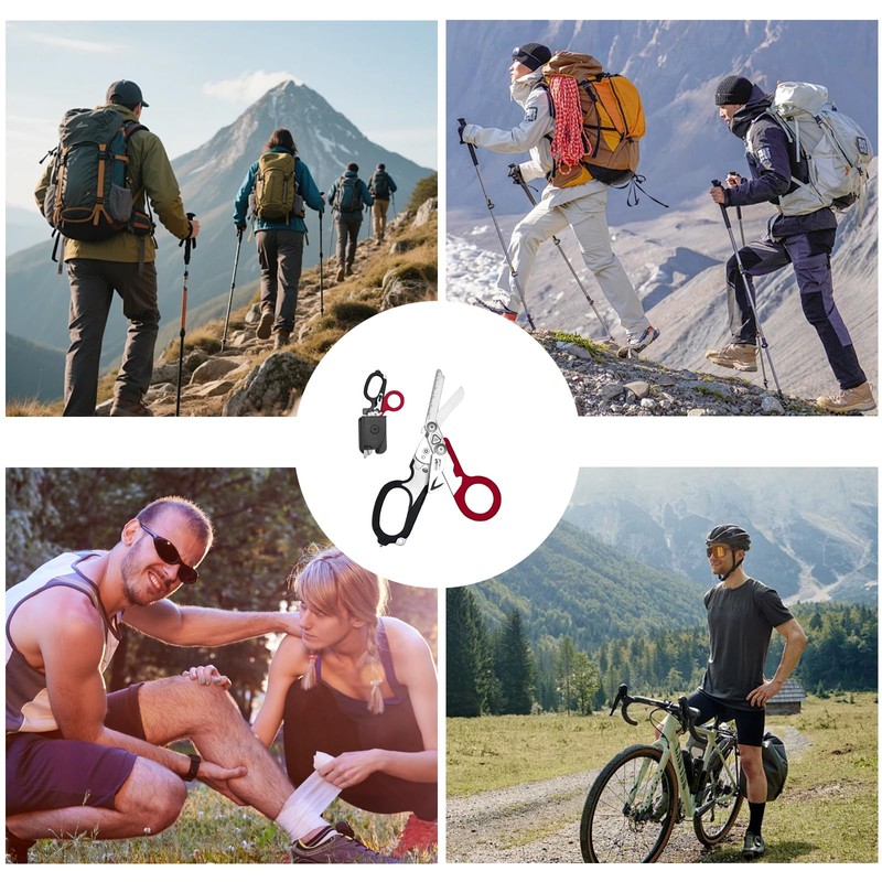 Ziyero 6 in 1 Raptor Response Emergency Shears, Tough Cut