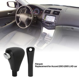 Keenso Kit de Manija de Perilla de Palanca de Cambios,54131 SDA A81 Palanca de Cambios para Accord 2003-2005 con Volante a la Izquierda