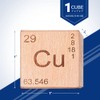 Copper Element Cube- Engraved - 1"