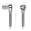 Insaga Cast 304 Stainless Steel Gate Hinges 2Pack Lag Screw