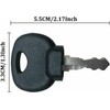 6 Pieces 14607 Ignition Key 14607 Construction Machine Key for