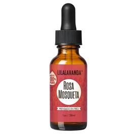 LilaLavanda – Aceite de Rosa Mosqueta 100% Puro Orgánico – Regenerador para Cicatrices, Estrías y Manchas – Prensado en Frío – 28 ml