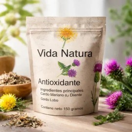 Té Vida natura Cardo Mariano, diente de león, boldo 150grs Desintoxica