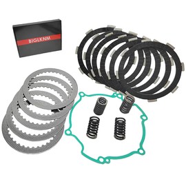 BIGLKNM Clutch Kit Friction Plates & Heavy Duty Springs Gasket for Kawasaki KX80 KX 80 1998-2000 KX85 KX 85 2001-2021 KX100 KX 100 1998-2021