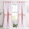 PONY DANCE Girls Curtains for Bedroom Decorative Drapes for Kids