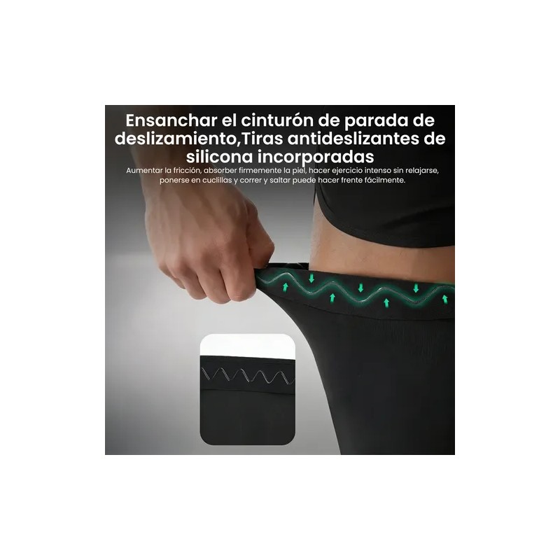 1 Pair Rodillera Deportiva Compresión Pierna Larga Correr