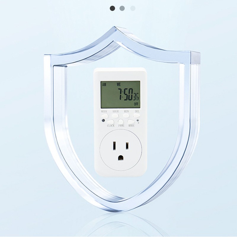 Timer Outlet Electric 24 Hour Indoor Plug in Outlet Timer