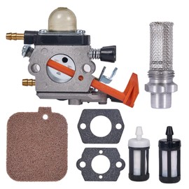 Mikatesi BG50 Carburetor for STIHL BG45 BG46 BG50 BG55 BG65 BG85 SH55 SH85 Leaf Blower Replace 4229 120 0650 with Stub Spark Arrestor Air Filter Tune Up Kit
