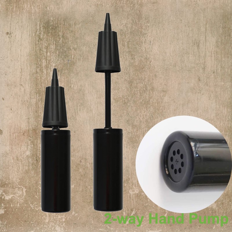 Hand Air Pump,Two-Way Hand Yoga Ball Pump, 9 Inch Double