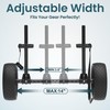 GanFindX Heavy Duty Kayak Cart | Adjustable Foldable Trolley with
