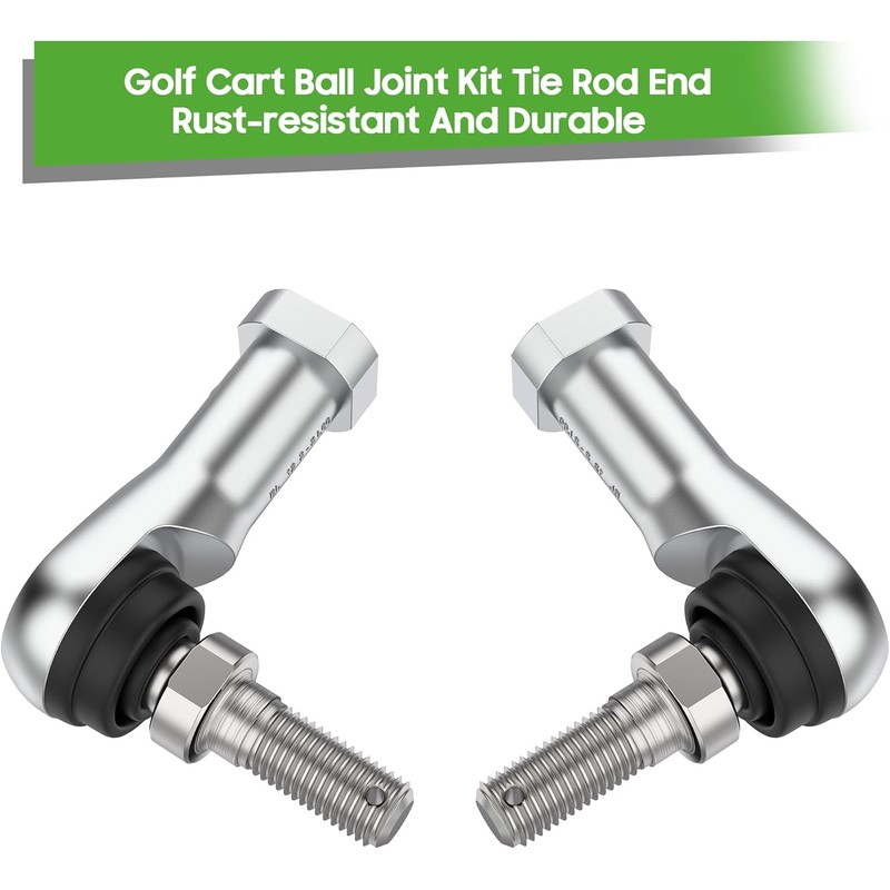 10L0L Golf Cart Ball Joint Kit Tie Rod End Set