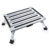 Nilight RV Step Stool Aluminum Folding Platform Steps 19x14.5 RV