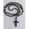 Nylon Rosary Knotted Cord Black