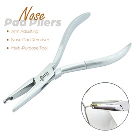 Spire tools ® Nose Pad Arm Adjusting Pliers Eyeglass Arms Frame Eyeglasses Nose Pad Remover, Multi-purpose Optical Optician Tool for Glasses Repair Assembling & Adjusting