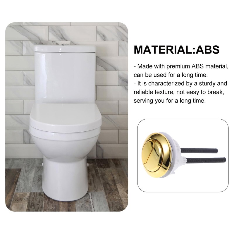 Cabilock Dual Flush Toilet Push Button Round Water Tank Repair