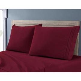 2000 Juego De Sábanas 2000 Hilos Matrimonial, 14 Colores A Elegir