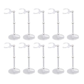 POENVFPO Base de Soporte para Muñecas, 10 Piezas Soportes de Exhibición para Figuras de Acción para Modos de 6 Pulgadas Marco de Soporte de Plástico para Series de Muñecas con Forma