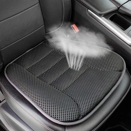 Mesh Car Seat Cushion for Driving, Summer Cooling Breathable 3D Air Car Seat Pad for SUV Pickup Truck Or Office Chair (Dark Gray)
