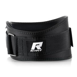 RITFIT Weight Training Belt, Power Belt, Muscle Training, Lifting Belt, Sports Support, Waist Support for Men and Women, Suitable for Beginners to Advanced, Squat Belt, Abdominal Pressure Belt (L