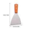 Mobestech 3pcs Stainless Steel Grill Turner Ergonomic Non Slip Handle
