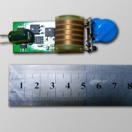 TEAMNIGT 1 Pcs DC 5V-12V 15KV Pulse Arc Boost Coil Board High Voltage Generator Step-up Module Arc Igniter Coil Module