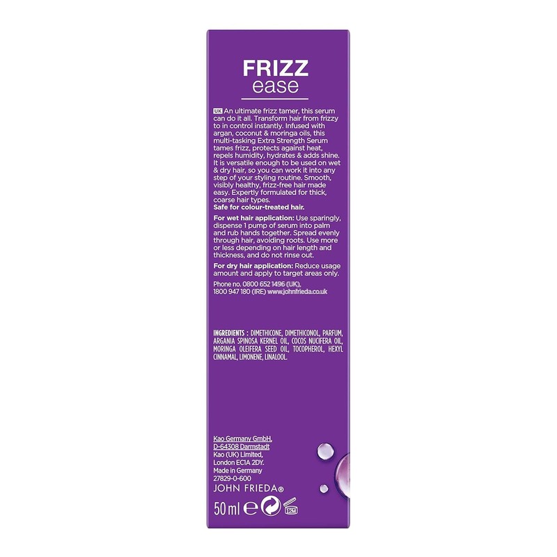 John Frieda Frizz-Ease Extra Strength 6 Effect Serum, 1.69 Ounce