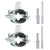 PATIKIL 0.9"-1.1"/23-28mm Split Ring Pipe Hanger, 2 Pcs Heavy Duty