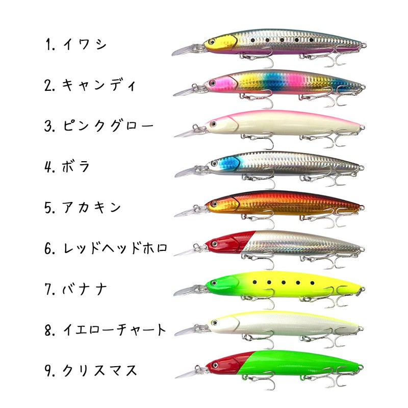 Orurdo qb100275a01n0 Long Range Launch Minnow Fishing Gear "Miracle D"