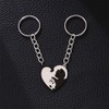 LKCCTK Pair Keychain, Couple Keyring, Cat, Heart Shape, Cute, Fashionable,