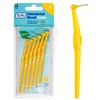 Tepe Interdental Brushes with Angled Head, Yellow, Blister Pack