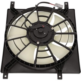GDSMOTU 12 Volts Radiator and Condenser Fan Assembly Compatible for SX4 2.0L 2007-2013, A/C Condenser Fan Assembly 621-371