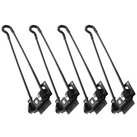 Angoily Furniture Legs Set of 4 Folding Table Legs Hairpin Design Simple