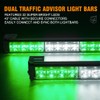 Xprite Emergency Dash Strobe Lights, 32LED Anti-Glare Windshield Visor Light