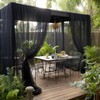 Black DIY Mosquito Net Fabric | 10x10 FT Netting |