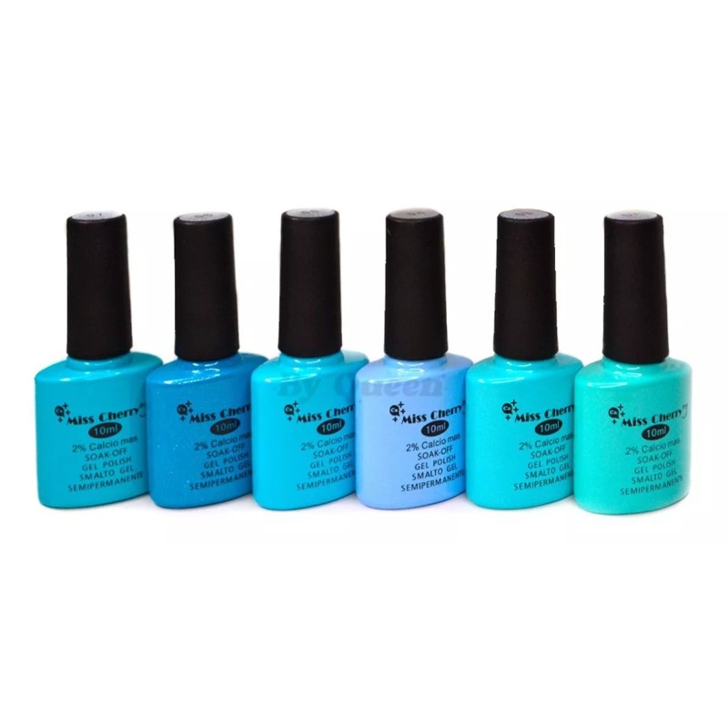 Miss Cherry Gel Semipermanente Gama D1 | Azul | 12