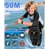 TENOCK Kids Analog Watches for Girls Boys Watches with Soft