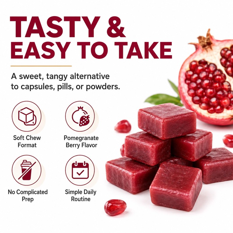 Beet Chews, with L-CoQ10 & Grape Seed, 60 Chew