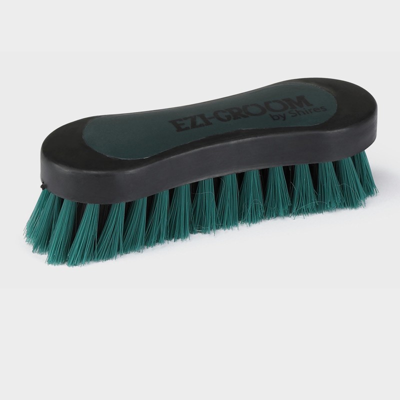 Shires 1485 Ezi-Groom Small Grip Face Brush Forest
