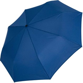 iX-brella Mini Ultra Light - Women's Pocket Umbrella with Large Roof - Extra Light, blue, Pocket umbrella hand opener
