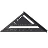 12 Inch Aluminium Alloy Triangle Protractor, Oxidation Roof Triangle Angle