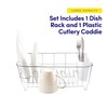 Sweet Home Collection Metal 2 Piece Dish Drying Rack Set