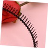 BIUDECO 3pcs Metal Teeth Comb Hairband Headband 80 Long Teeth