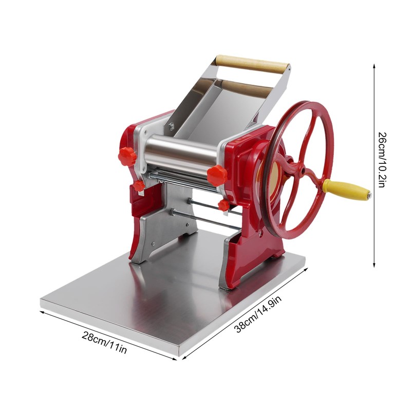 TITIDU Commercial Noodles Machine Pasta Maker Manual Wonton Making Machine