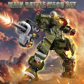 HIGH GODO Main Battle Mech Robot Transforming Building Blocks Set for Adults,City Warrior Justice Hero Soldier Mech Model Building Kit, Cool Creative Robots Toys Gift for Teens Boys, 598 Pieces