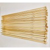 CHSYOO 36 Pieces Bamboo Single Pointed Knitting Needles Set with