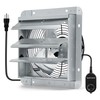 Hipoilk 12 Inch Shutter Exhaust Fan with Speed Controller and