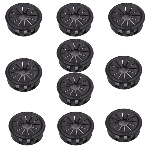 Fielect 10 PCS Cable Grommets Nylon Bushings Cable Bushings Wire Protector Grommets Nylon Bushings 28mm Wiring Protection Double Sided Cable Protection Grommet Set Wiring Grommets Wire Rings Double Sided Design Nylon Material Type EHR-28 Max Cable Diamet